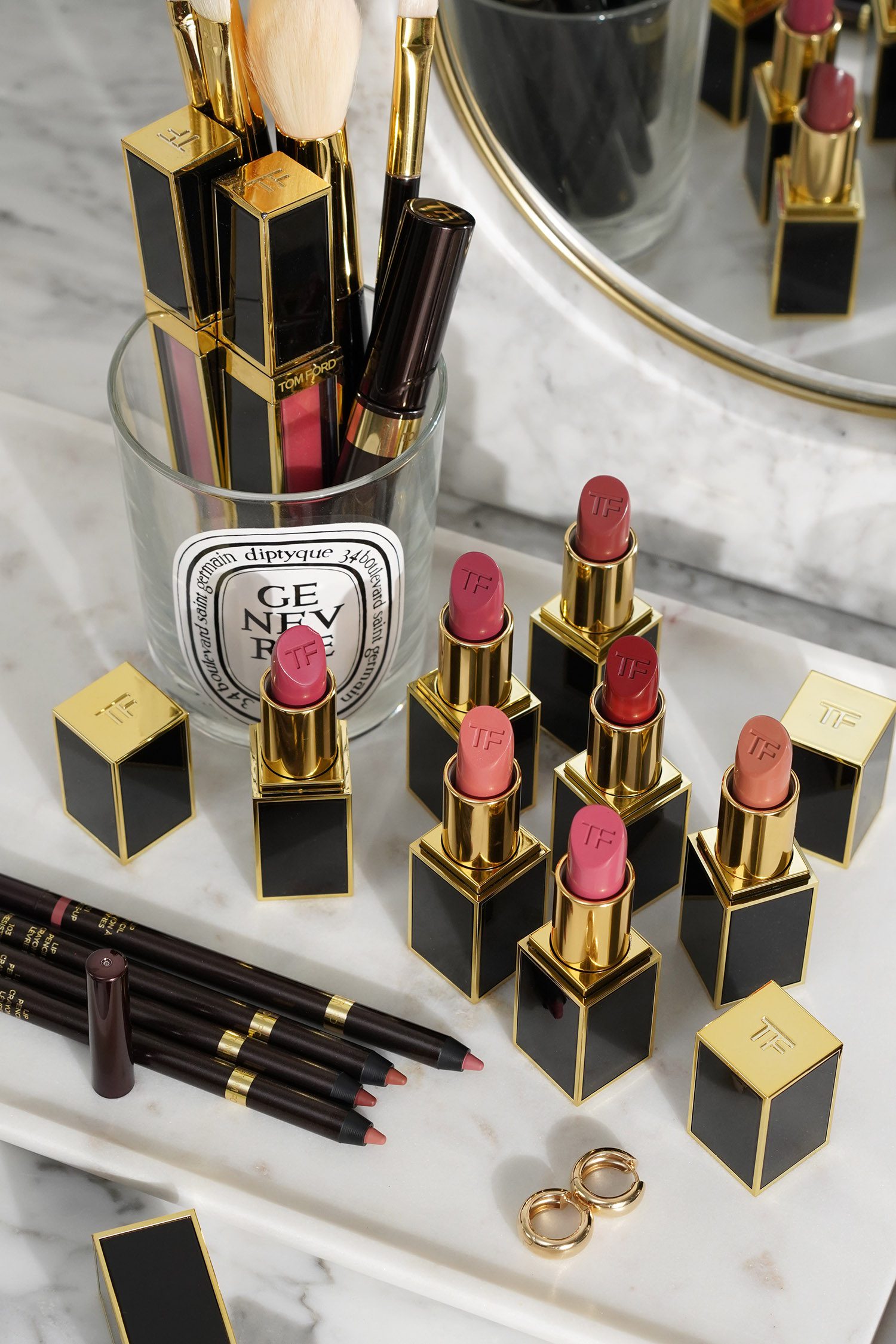 New Tom Ford Lip Coloration Lipstick + Lip Pencils