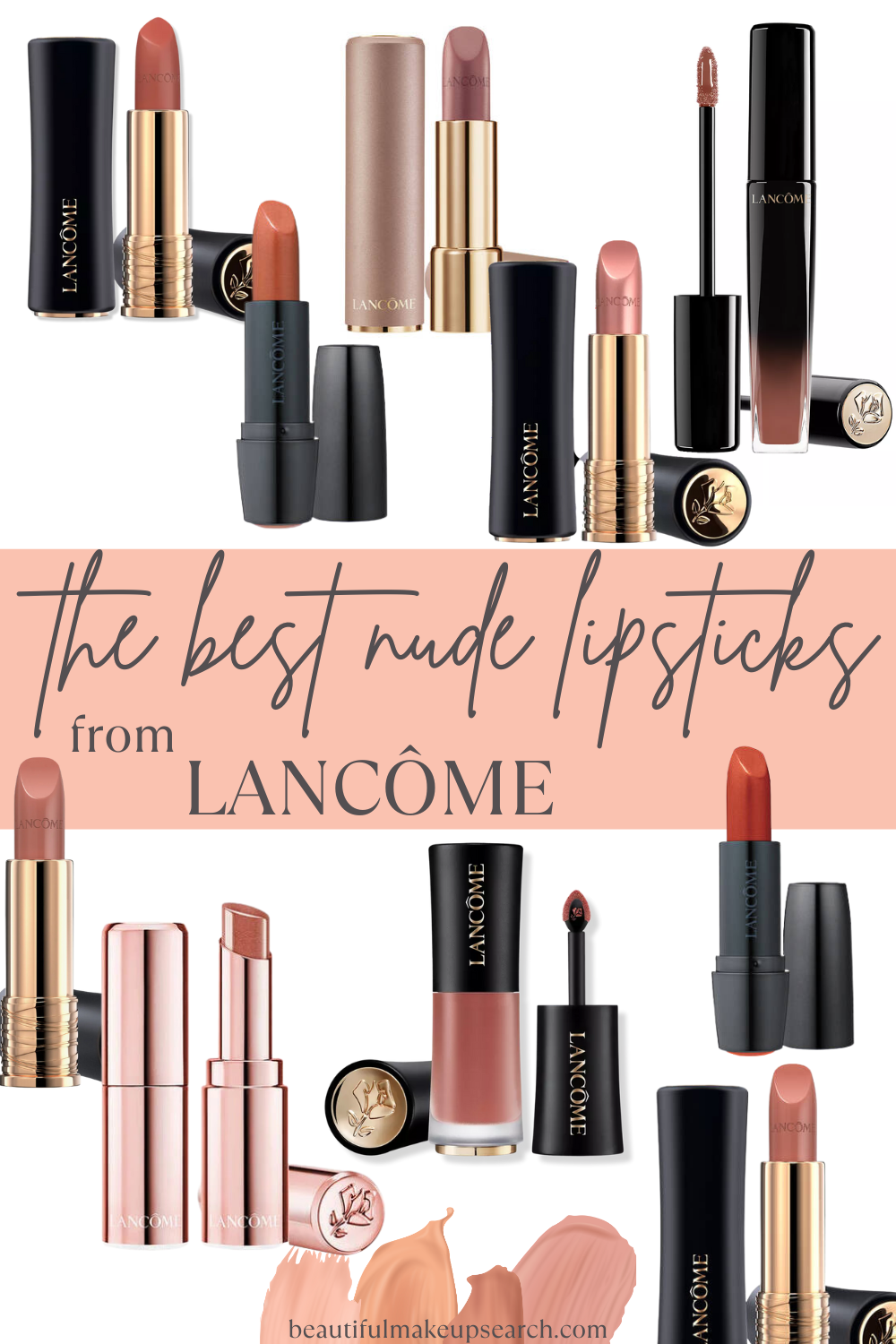 Prime 10 Nude Lipsticks from Lancôme — Lovely Make-up Search